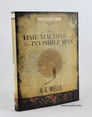 THE TIME MACHINE and THE INVISIBLE MAN H.G. Wells Hardcover (8''x6'') *Brand New*
