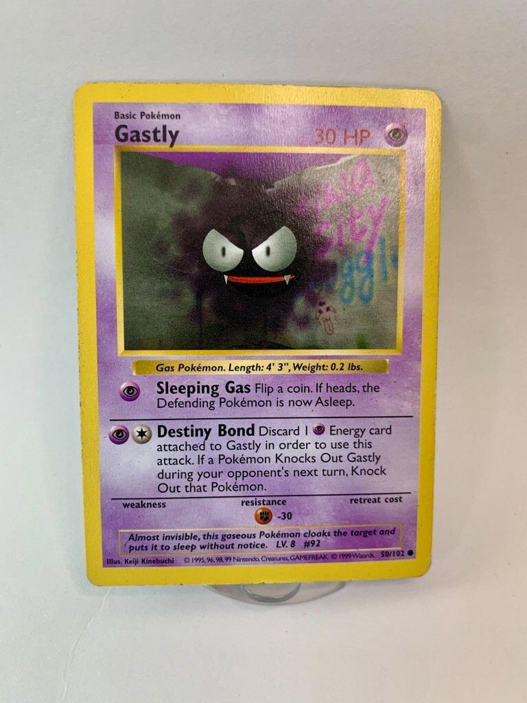 Gastly	50/102	Base Set	SHADOWLESS	1999	WOTC		Common	NM