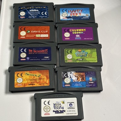 Kinder Spiele Nintendo Gameboy Advance riesiges Konvolut Top 9 Spiele für Kinder