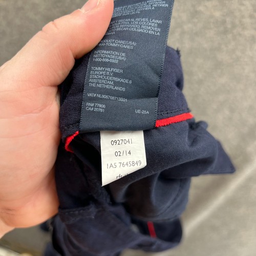 Tommy Hilfiger Dress Pants Women 6 Ladies Blue Linen Chino Flat Front Stretch - Picture 11 of 14