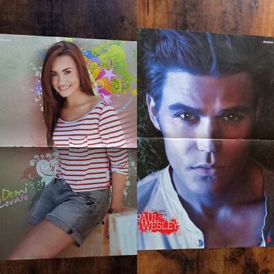 Demi Lovato & Paul Wesley Poster Sammlung Vampire Diaries Gr. M