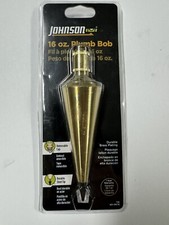 116 JOHNSON 16 oz PLUMB BOB JLT 16 oz embout en acier durable 40-0676
