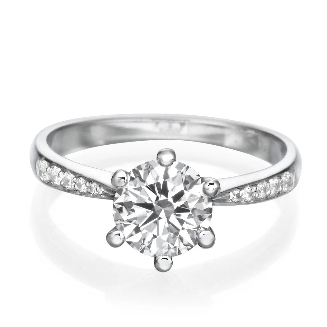 Enhanced diamond engagement best sale ring