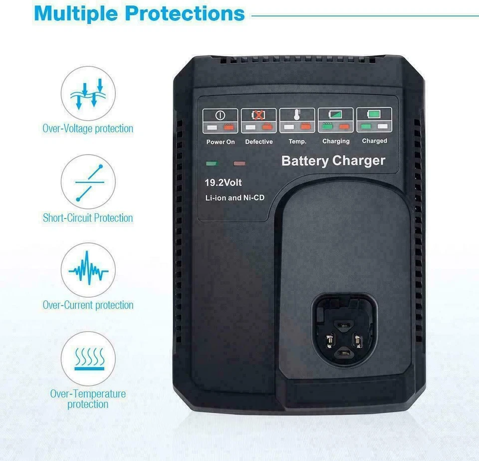 Carregador de bateria para Craftsman 19,2 volts bateria 11375 C3 DieHard 130279005 11376 - Imagem 4 de 4