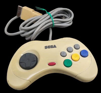Saturn - Original Controller / Control Pad 2G HSS-0101 #Weiß [Sega]