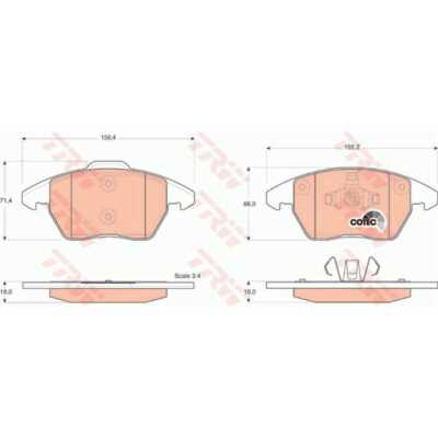 Pastillas De Freno Traseras TRW GDB1605, Calidad OEM Para Tu Coche.