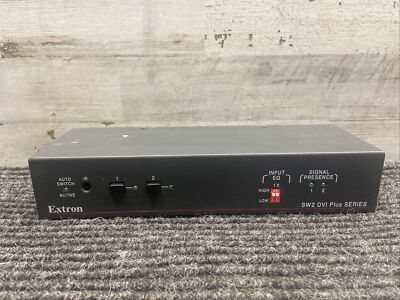 Used Extron SW2 DVI Plus Series Switcher No power supply 