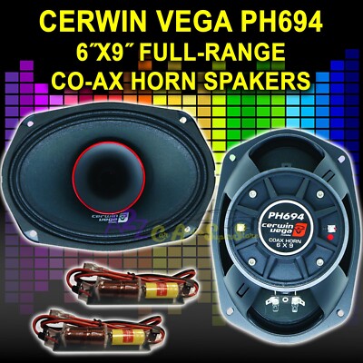 CERWIN VEGA PH694 6″ X 9″ 320W MAX / 160W RMS CAR AUDIO COAXIAL