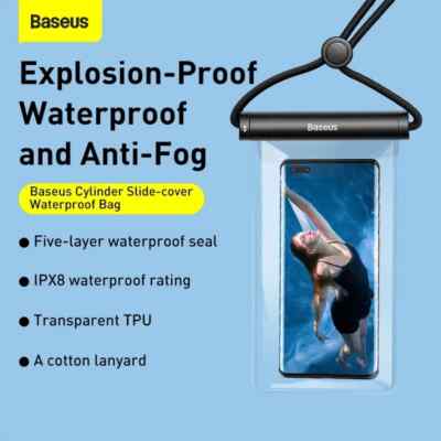 Underwater Case Cover Waterproof Phone Pouch Universal Baseus