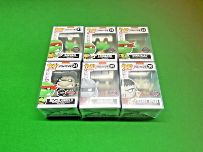 Funko POP Teenage Mutant Ninja Turtles Special Edt Comics 6er Set Nickelodeon