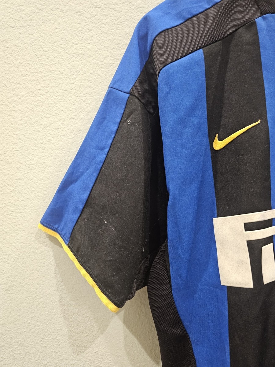 Vintage Nike 2002/03 INTER MILAN Soccer Football Jersey Kit