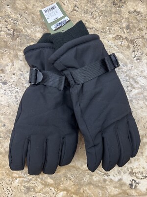 Goodfellow Non-Gusset Ski Gloves, Men's Size M/L, Black