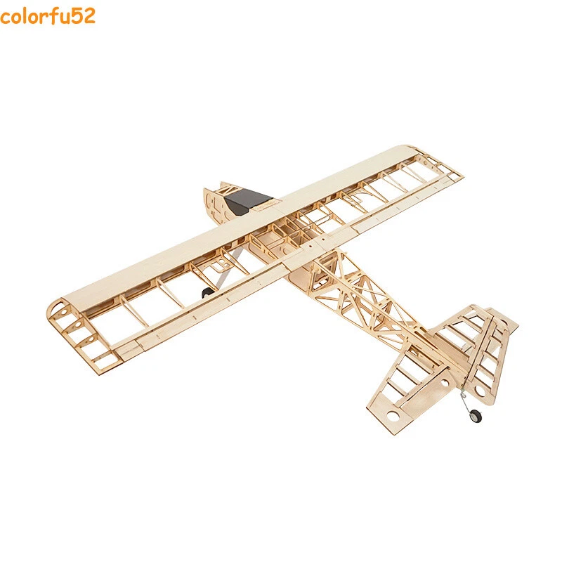 Modelo RC Demon King Avión Ala Fija Balsa Madera Avión KIT Envergadura 1020mm Foto 3 de 4