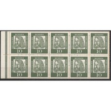 Heftchenblatt 11D mit RLVIIo1  postfrisch