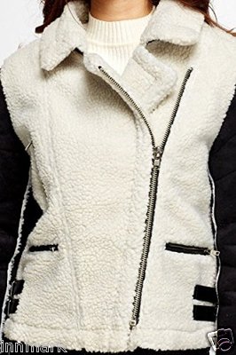 Winter Urban weiche warme flauschige Teddybär Kunstfell Kurzjacke S M L XL / 805  