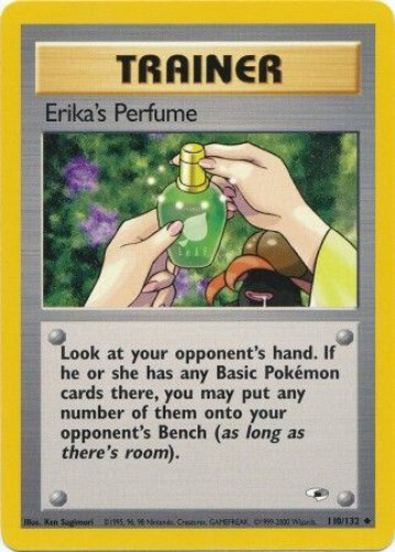 Pokemon Card - Gym Heroes 110/132 - ERIKA'S PERFUME (uncommon) - NM