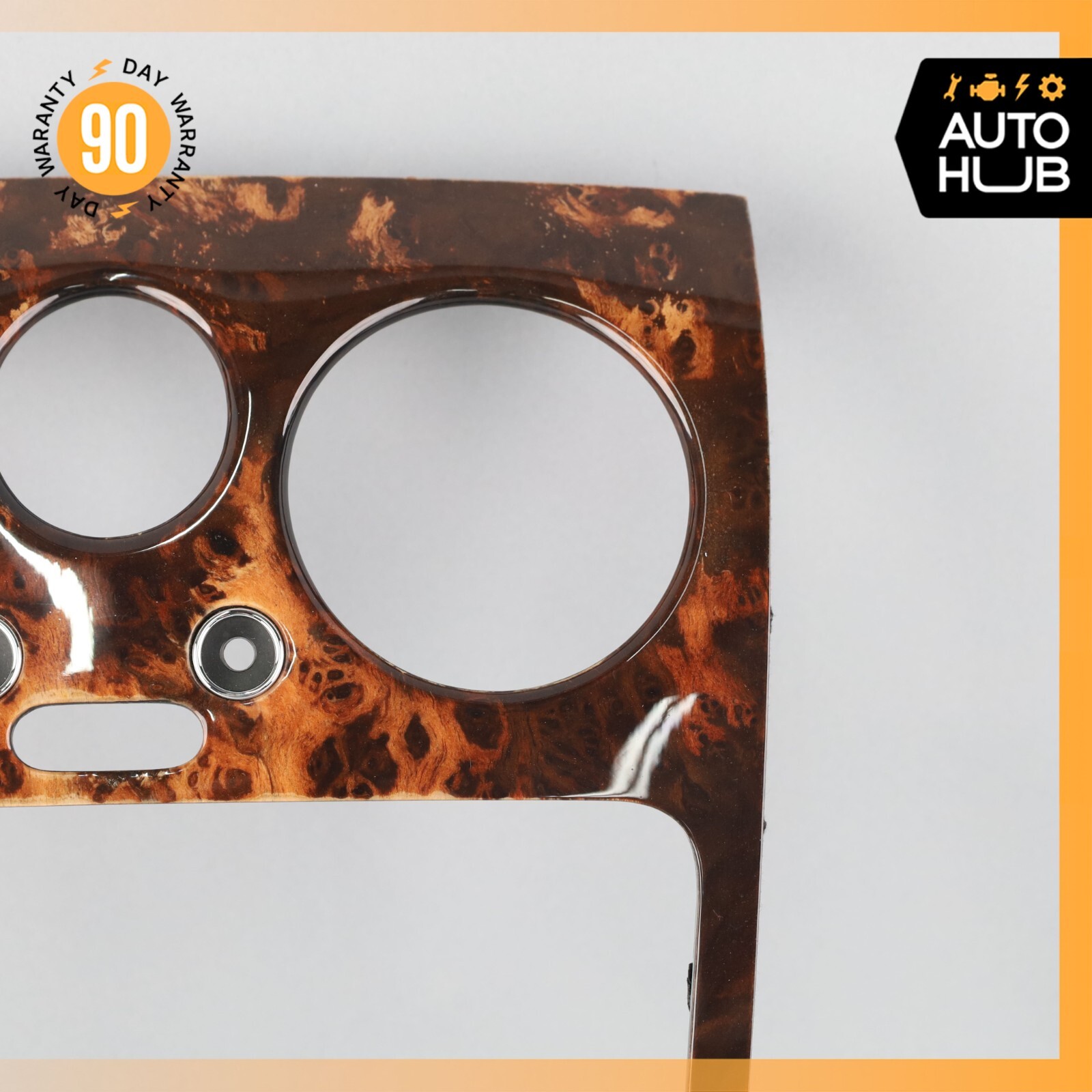 Bentley Continental Flying Spur Center Dashboard Instrument Panel Wood OEM 53k