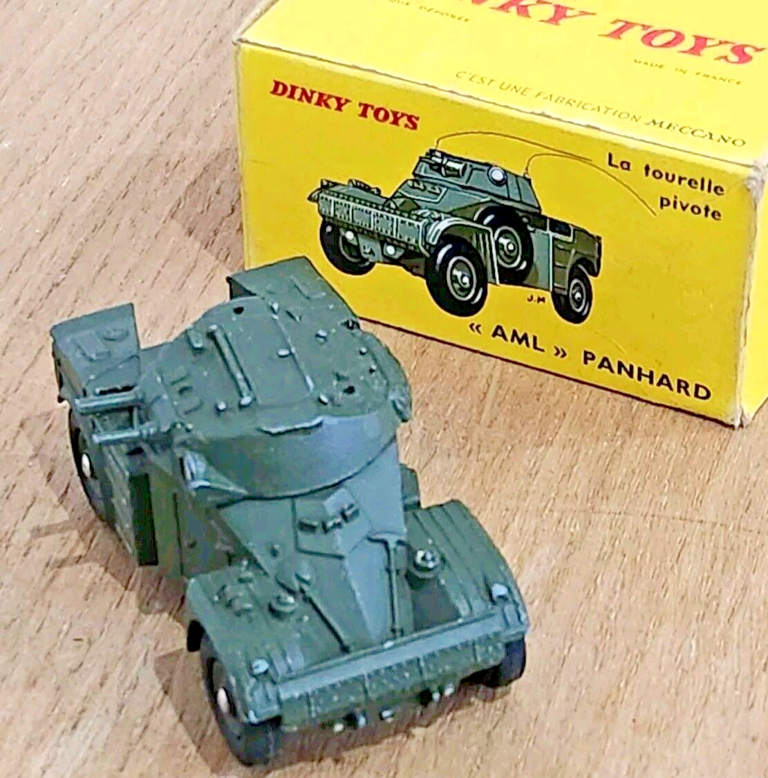DINKY TOYS Aml Panhard Meccano France Annees 60 Auto Mitrailleuse Militaria EUR 20,00 - FR