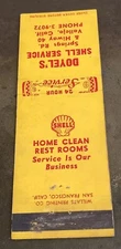 Vintage Shell Oil Matchbook Cover