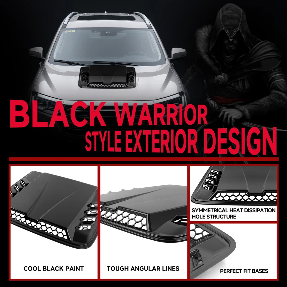 Car Air Flow Intake Hood Scoop Vent Decorative Cover For Lexus GS F GS350 GS450h - Image 4 of 4