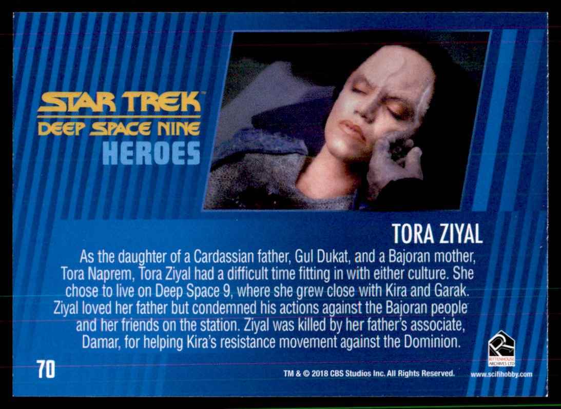 2018 Star Trek Deep Space Nine Heroes and Villians Tora Ziyal #70
