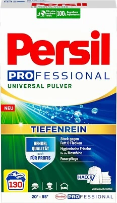 Persil Universal Pulver Tiefenrein PROFESSIONAL Waschpulver 130W Vollwaschmittel - Bild 1 von 3