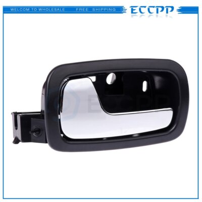 Door Handle Front Inner Inside Black & Chrome Driver Side Left LH LF for Cobalt