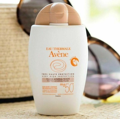 avène tinted mineral fluid spf50  40ml