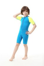 Top Quality Boys Girls 2mm Front Zipper Neoprene Kids Children Shorty Wetsuit