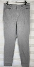 Old Navy Pants Womens Size 8 High-Rise Pixie Secret Smooth Pockets Gray Zip Up