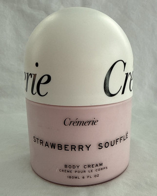 Cremerie Inc Strawberry Souffle Body Cream ~ 6 fl oz New/ 180 ml ~ NWOB  Sealed