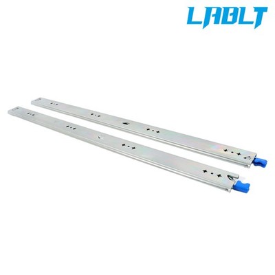 LABLT 1 Pair With Lock Heavy Duty Drawer Slides 34'' 250 Lbs Extension Rails Rail