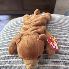 Cubbie the Bear Ty Beanie Baby Plush in Mint Condition with all tags