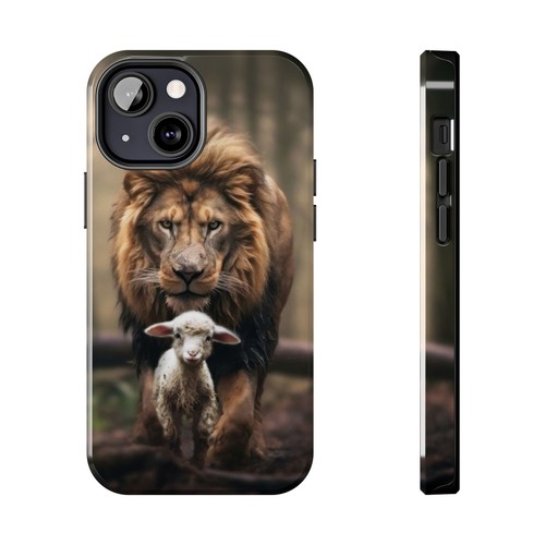 Faith Christian Lion and Lamb Jesus Tough Phone Case Cover For iPhone Samsung - Picture 24 of 42