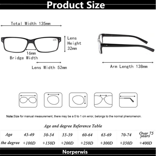 Gafas de lectura 5 pares de gafas de calidad con bisagra de resorte para leer para... - Imagen 2 de 6