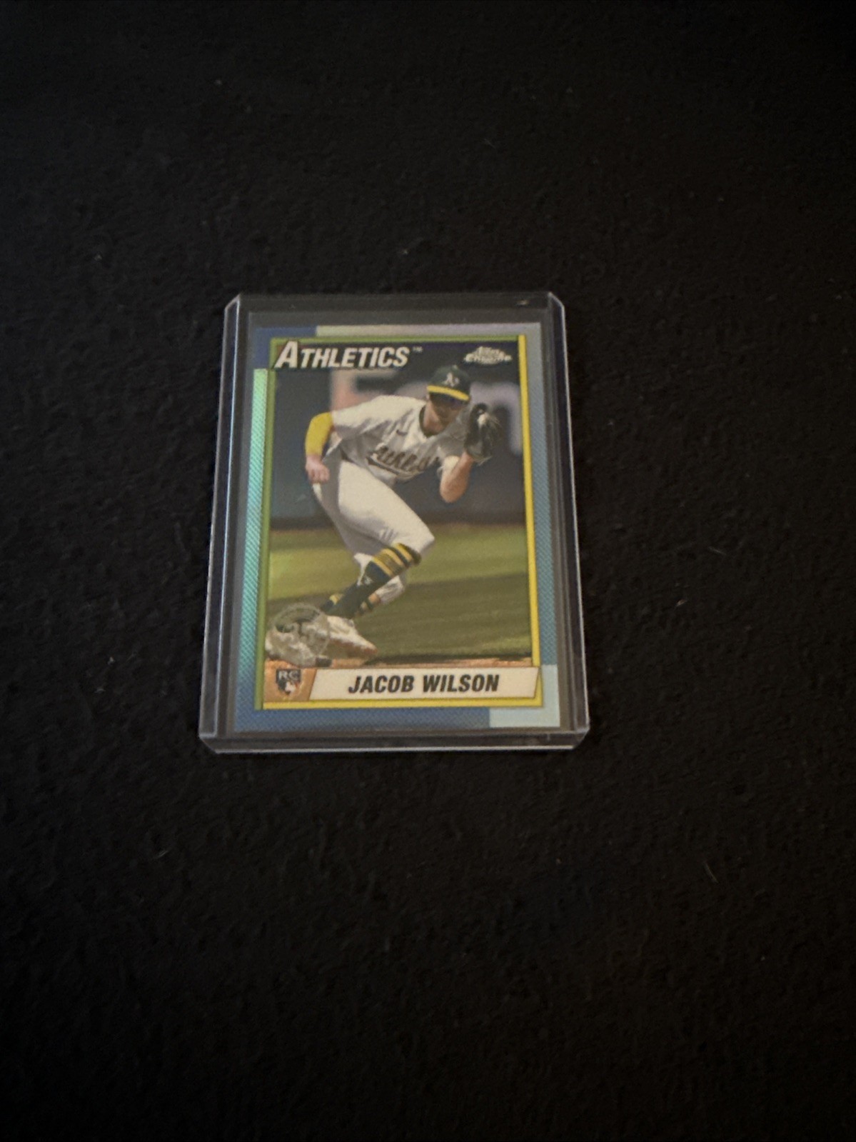 2025 Topps Chrome Jacob Wilson 1990 Throwback Rookie Insert Card!