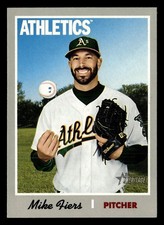 Mike Fiers 2019 Topps Heritage #287 Oakland Athletics Buy10get5FREE