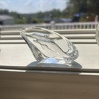 Mats Jonasson Maleras  Crystal Dolphins Paperweight Full Lead Crystal — photo 2