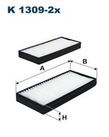 Filtron Filter, Innenraumluft K 1309-2X FüR Ssangyong