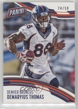 2016 Panini Day Thick Stock 24/50 Demaryius Thomas #27 2ov