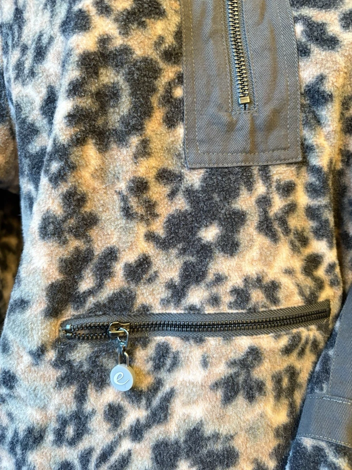 CALME by Johnny Was Jacket Half Zip Soft Fleece Pullover Sweatshirt Size XS - Image 2 of 4