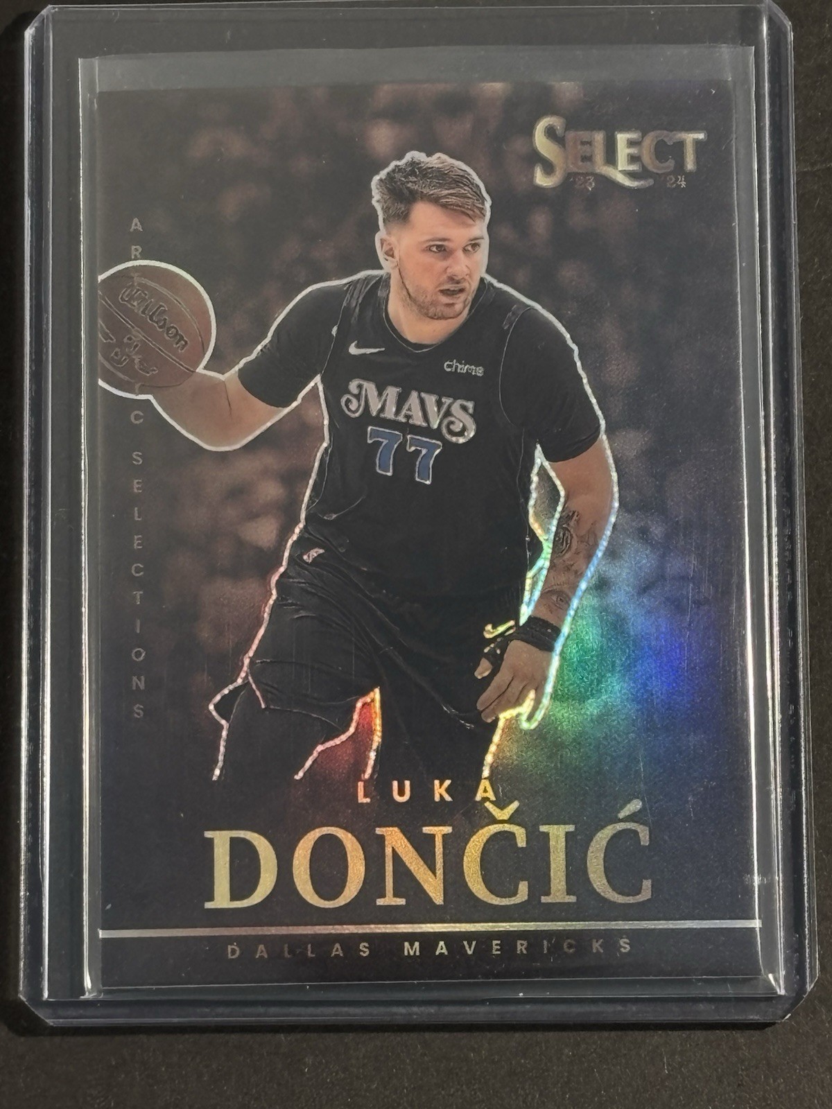 2023-24 Panini Select Luka Doncic Artistic Selections Case Hit SSP Mavs Lakers