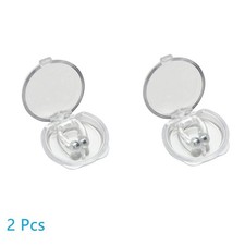 2 Magnetic Anti Snore Device Stop Snoring Nose Clip Easy Brethe Improve Sleeping