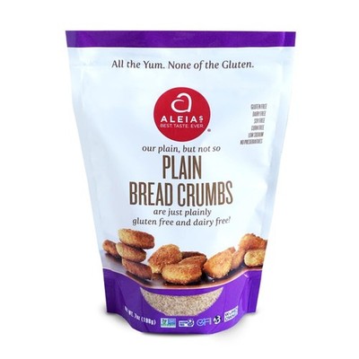 Aleia s Gluten Free Plain Bread Crumbs   7 oz (1 Pack)   Classic 7 ounce