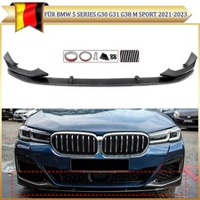 Frontspoiler Spoilerlippe Spoiler Carbon Look für BMW 5er G30 G31 M-Paket 21-23