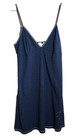 Victoria's Secret M denim color babydoll nightgown adjustable straps — photo 1