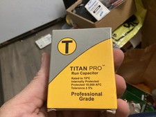 TitanPro TOCF7.5 HVAC Motor Run Oval Capacitor. 7.5 MFD/UF 440/370 Volts