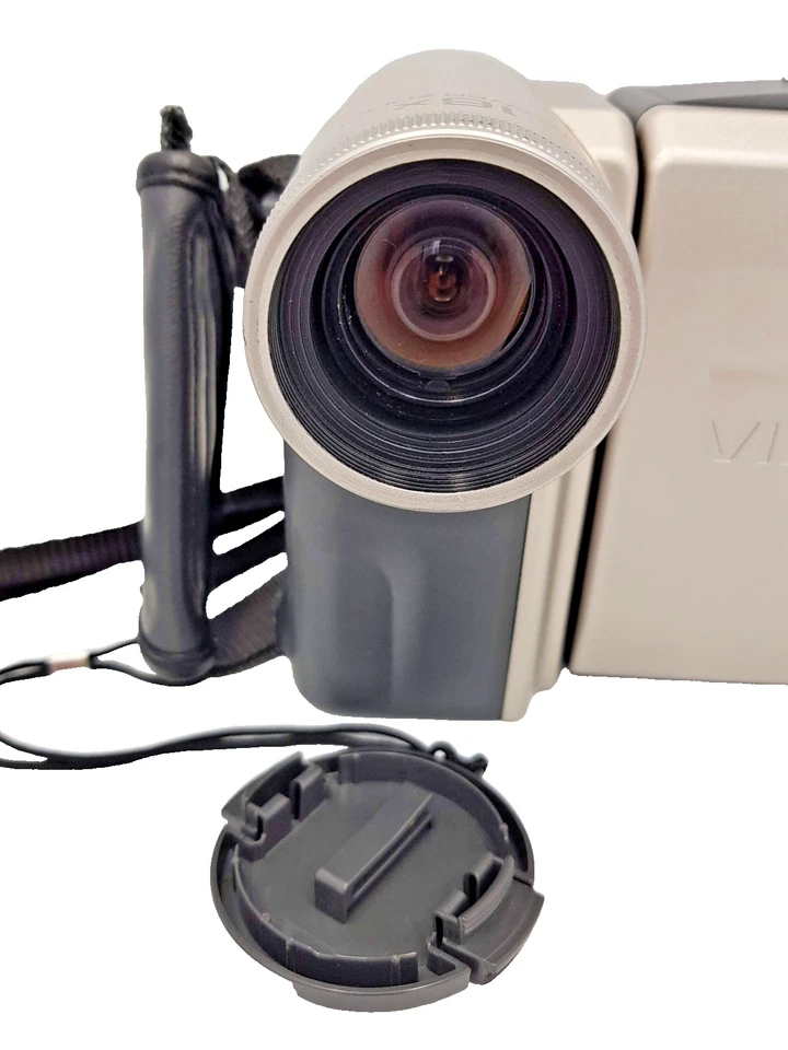 SHARP VL-E610H PAL 8mm Video 8 Camera Camcorder Recorder VideoCam Vintage Silver - Image 4 of 4