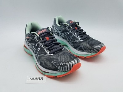 Asics Gel-Nimbus 19 Women's Size 8 Running Shoes Gray Mint