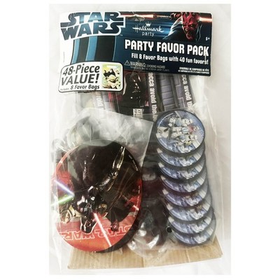 STAR WARS VINTAGE PARTY FAVOR  PACK (48)~ Birthday Party Hallmark Toys Bags